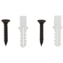 Farmlyn Creek 3 Pack Cast Iron Coat Hooks With Screws, Wall Mounted, Vintage Design (White, 8.3 In) -Homcom Crosley Shop GUEST 00461197 d3fa 44ef 9245 5e9e56367879
