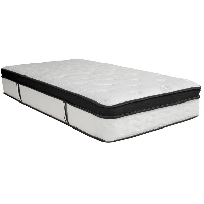 Merrick Lane Hulen 12 Inch Hybrid Pocket Spring & CertiPUR-US Certified Memory Foam Mattress 19 Merrick Lane Hulen 12 Inch Hybrid Pocket Spring & CertiPUR-US Certified Memory Foam Mattress - Image 17