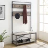 72" Industrial Farmhouse Metal And Wood Hall Tree Gray Wash - Saracina Home 1 72" Industrial Farmhouse Metal And Wood Hall Tree Gray Wash - Saracina Home -Homcom Crosley Shop GUEST 03514d9b 3dc5 40be 8f68 9b72cdf0e122