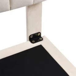 Queen Size Upholstered Floating Velvet Platform Bed With Sensor Light And Headboard-ModernLuxe -Homcom Crosley Shop GUEST 03d42e8b b050 491e bd35 a625562bf419