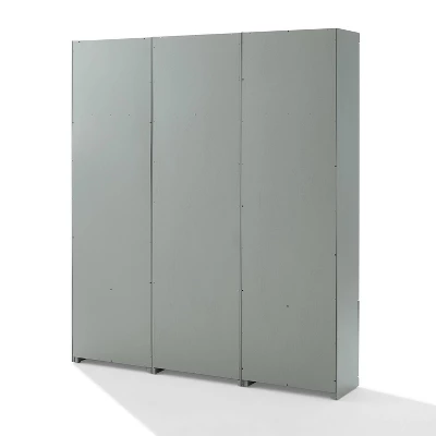 3pc Harper Entryway Set With Hall Tree And 2 Pantry Closets Gray - Crosley 10 3pc Harper Entryway Set With Hall Tree And 2 Pantry Closets Gray - Crosley - Image 8