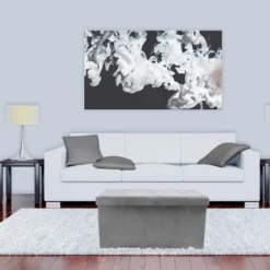 Sorbus Collapsible Bench Ottoman With Cover - Faux Suede -Homcom Crosley Shop GUEST 04817f51 361f 4f45 b86e 4d4154007d28