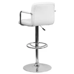 Flash Furniture Contemporary Quilted Vinyl Adjustable Height Barstool With Arms And Chrome Base -Homcom Crosley Shop GUEST 0496672e 99f5 4c75 8bfe 9ac8dbb2d3f0