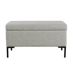 Medium Storage Bench With Metal Legs - HomePop 30 Medium Storage Bench With Metal Legs - HomePop -Homcom Crosley Shop GUEST 04b23a66 51ba 4c48 abca eb9ade29e029