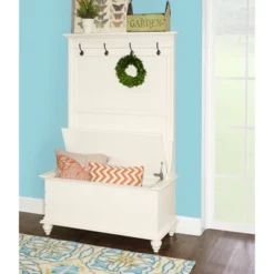 Gabriel Entryway Hall Tree White - Powell Company -Homcom Crosley Shop GUEST 05abe885 7af1 4936 b3ce b95b086fbcf1