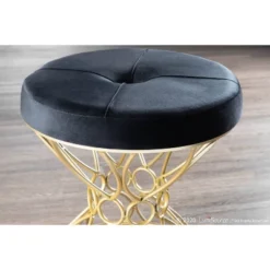 Jasmine Contemporary Vanity Stool - LumiSource -Homcom Crosley Shop GUEST 06e8c6ce 7310 42aa 8e74 751eb0cdfb8c