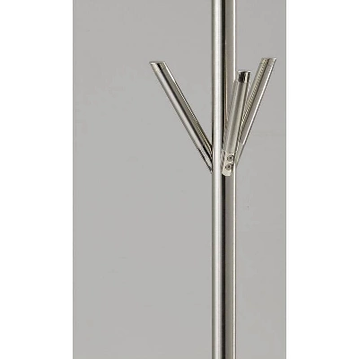 Pegs Coat Rack Steel - Adesso 4 Pegs Coat Rack Steel - Adesso - Image 2