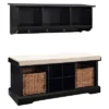 2pc Brennan Entryway Bench And Shelf Set - Crosley -Homcom Crosley Shop GUEST 0772b96d 58ce 4aaf 9079 297779ad507c
