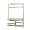 Saint Birch Hawksbury Modern Hall Tree & Shoe Bench, Antique White -Homcom Crosley Shop GUEST 0807bb3f ae57 4cc0 aa8d 82dba8029103