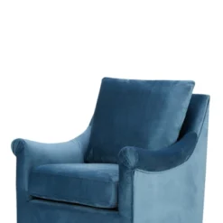 Sparta Swivel Chair - Blue -Homcom Crosley Shop GUEST 08126ed9 9dc5 42cc 9659 aeead085507b