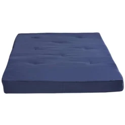 Full 8" Jayce Thermobonded High Density Polyester Fill Futon Mattress Blue - Room & Joy -Homcom Crosley Shop GUEST 086a62e4 507d 459b 959d 0bdf89779cb7