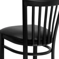 Flash Furniture Black School House Back Metal Restaurant Barstool -Homcom Crosley Shop GUEST 08d12d61 debd 4324 a976 c83a6edfc005