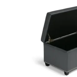 34" Megan Storage Ottoman Bench - Wyndenhall -Homcom Crosley Shop GUEST 0acb5ad2 3a11 4ace bb94 c24b57b7a656