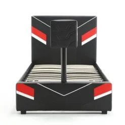 Orion ESports Gaming Bed Frame With TV Mount For TVs Up To 32" Black/Red - X Rocker 24 Orion ESports Gaming Bed Frame With TV Mount For TVs Up To 32" Black/Red - X Rocker -Homcom Crosley Shop GUEST 0b81b43c 0bba 418c 8519 d33ca9e90b5e