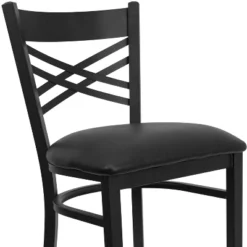 Flash Furniture Black ''X'' Back Metal Restaurant Barstool 18 Flash Furniture Black ''X'' Back Metal Restaurant Barstool -Homcom Crosley Shop GUEST 0c3275f5 81b4 4678 93a9 3f487db0b5ba