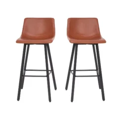 Flash Furniture Caleb Modern Armless 30 Inch Bar Height Commercial Grade Barstools With Footrests And Matte Iron Frames, Set Of 2 -Homcom Crosley Shop GUEST 0d5937ea af04 4dfe b32a 0ad21814a92a