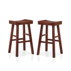Set Of 2 29" Lille Seat Saddle Counter Height Barstools - HOMES: Inside + Out -Homcom Crosley Shop GUEST 0d9b9e11 20b9 4e6f a354 6696048ae77d