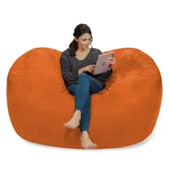6' Large Bean Bag Lounger With Memory Foam Filling And Washable Cover - Relax Sacks -Homcom Crosley Shop GUEST 0dcbdc7a ccc5 4c1f 9dd2 0a4ba12ea0bc