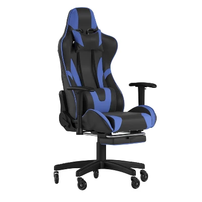 Flash Furniture X30 Gaming Chair Racing Computer Chair With Reclining Back, Slide-Out Footrest, And Transparent Roller Wheels 13 Flash Furniture X30 Gaming Chair Racing Computer Chair With Reclining Back, Slide-Out Footrest, And Transparent Roller Wheels - Image 11