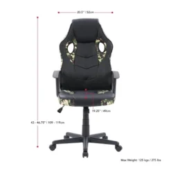 Mad Dog Gaming Chair Black And Camo - CorLiving 21 Mad Dog Gaming Chair Black And Camo - CorLiving -Homcom Crosley Shop GUEST 0e3d4d5a 031b 4fa2 b0bb 4c0481cb285e