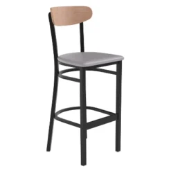 Emma And Oliver Industrial Barstool With Rolled Steel Frame And Solid Wood Seat - 500 Lbs. Static Weight Capacity 39 Emma And Oliver Industrial Barstool With Rolled Steel Frame And Solid Wood Seat - 500 Lbs. Static Weight Capacity -Homcom Crosley Shop GUEST 0e5b1a48 26cc 45fa 8293 54b0a8f209df