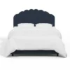 Queen Emma Shell Upholstered Bed Navy Blue - Skyline Furniture -Homcom Crosley Shop GUEST 0e93ccb2 962f 4ea6 9405 167dfa466647