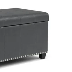 34" Megan Storage Ottoman Bench - Wyndenhall -Homcom Crosley Shop GUEST 0f8b0889 6821 4439 bac9 d2f48a06dfde