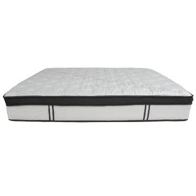 Merrick Lane Hulen 12 Inch Hybrid Pocket Spring & CertiPUR-US Certified Memory Foam Mattress 6 Merrick Lane Hulen 12 Inch Hybrid Pocket Spring & CertiPUR-US Certified Memory Foam Mattress - Image 4
