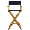 Bar-Height Director's Chair - Natural Frame 2 Bar-Height Director's Chair - Natural Frame -Homcom Crosley Shop GUEST 12763566 46d9 482e 8cc7 cfea14d1aab4