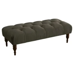 Edwardian Upholstered Tufted Bench - Skyline Furniture 12 Edwardian Upholstered Tufted Bench - Skyline Furniture -Homcom Crosley Shop GUEST 136dbb1e 3a61 45a1 92f5 938404a795a1