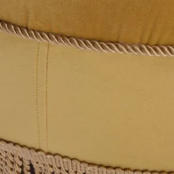 Jennifer Taylor Home Yolanda 24" Upholstered Round Accent Ottoman -Homcom Crosley Shop GUEST 14142072 3767 44f7 bb63 2cbc66e309ce