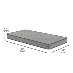 Flash Furniture Capri Comfortable Sleep CertiPUR-US Certified Spring Mattress, Mattress In A Box -Homcom Crosley Shop GUEST 15d79442 bee4 497e b34a eb3ba9877c67