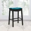 Dakota Bonded Leather Saddle Barstool Teal - Abbyson Living -Homcom Crosley Shop GUEST 15f6ba96 34fb 4e2c 9ea3 4044408d68c1