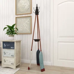 Metal Nautical Style Coat Rack Tripod Base - Olivia & May 23 Metal Nautical Style Coat Rack Tripod Base - Olivia & May -Homcom Crosley Shop GUEST 17aa8e24 2a29 4049 a091 f56b76b179f7