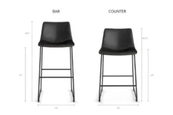Inmod Kent Bar Stool (Set Of 2) -Homcom Crosley Shop GUEST 17ec9f02 987d 4738 b5de 2e699870dadb