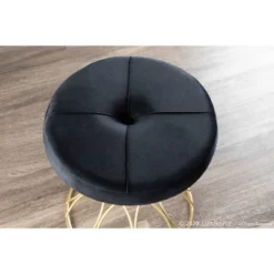 Jasmine Contemporary Vanity Stool - LumiSource -Homcom Crosley Shop GUEST 182093a3 37c3 4b8c 88b3 92fb10db0926