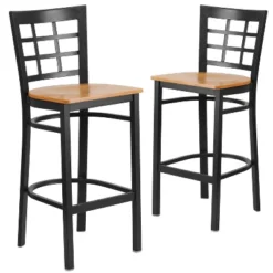 Emma And Oliver 2 Pack Window Back Metal Restaurant Barstool -Homcom Crosley Shop GUEST 18478380 00f1 4c5e 8ea8 56fcdf71758e