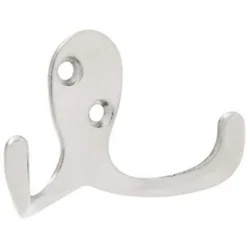 Stockroom Plus 16 Pack Wall Mounted Double Prong Coat Hooks, 2.76 X 1.8 In, Silver -Homcom Crosley Shop GUEST 187ad46f 26a2 450f b2dd a41b58df57a5