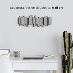 Umbra Sticks Multi Hook Coat Rack Modern Unique, Space-Saving Coat Hanger With 5 Flip-Down Hooks Gray -Homcom Crosley Shop GUEST 192aa35d e847 4171 a399 2bb842871a1d