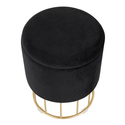 Canary Contemporary Glam Ottoman - LumiSource 4 Canary Contemporary Glam Ottoman - LumiSource - Image 2