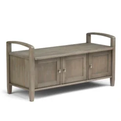 44" Norfolk Solid Wood Entryway Storage Bench - WyndenHall 27 44" Norfolk Solid Wood Entryway Storage Bench - WyndenHall -Homcom Crosley Shop GUEST 1b20fe51 81dd 4e8d ae70 7501a88a75cc