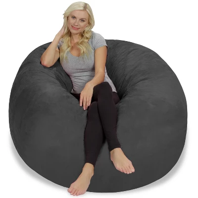 5' Large Bean Bag Chair With Memory Foam Filling And Washable Cover - Relax Sacks 11 5' Large Bean Bag Chair With Memory Foam Filling And Washable Cover - Relax Sacks - Image 9