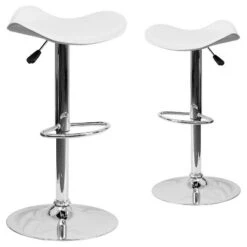 Emma And Oliver 2 Pack Contemporary Vinyl Adjustable Height Barstool With Wavy Seat And Chrome Base 8 Emma And Oliver 2 Pack Contemporary Vinyl Adjustable Height Barstool With Wavy Seat And Chrome Base -Homcom Crosley Shop GUEST 1c652f6a 1e00 4c36 b738 701f550e7789