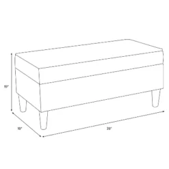 Jaxson Storage Bench - Skyline Furniture -Homcom Crosley Shop GUEST 1cf02002 ed49 400b b2d0 7a9b6f731151
