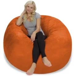 5' Large Bean Bag Chair With Memory Foam Filling And Washable Cover - Relax Sacks 33 5' Large Bean Bag Chair With Memory Foam Filling And Washable Cover - Relax Sacks -Homcom Crosley Shop GUEST 1d2c9bab 911b 431a 871f 2ba82e37c48c