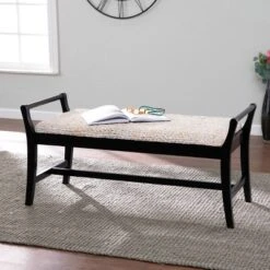 Trentwood Coastal 44.25" Water Hyacinth Bench Whitewashed/Black - Aiden Lane 12 Trentwood Coastal 44.25" Water Hyacinth Bench Whitewashed/Black - Aiden Lane -Homcom Crosley Shop GUEST 1e2b0d03 347b 4456 b2fb efae65cb37fe