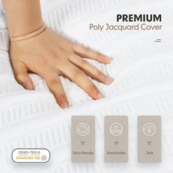 Costway 8'' Jacquard Mattress Gel Infused Memory Foam Medium Firm Bamboo Charcoal QueenFull -Homcom Crosley Shop GUEST 1e94c7b7 667f 4806 95d4 491f44f5816d