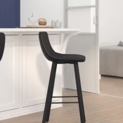 Flash Furniture Caleb Modern Armless 30 Inch Bar Height Commercial Grade Barstools With Footrests And Matte Iron Frames, Set Of 2 -Homcom Crosley Shop GUEST 1f0fa473 338b 46b2 bcf6 d561edbb14bf