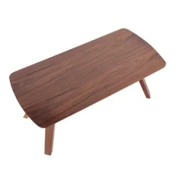 42" Folia Bench Wood/Walnut - LumiSource -Homcom Crosley Shop GUEST 1f20fc0e 15ce 4e7f b0f8 4330afea8580