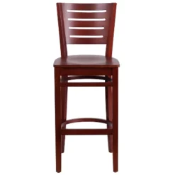 Emma And Oliver Slat Back Wooden Restaurant Dining Barstool -Homcom Crosley Shop GUEST 1f216c7c fba7 4479 bcec e587e6fe29fc